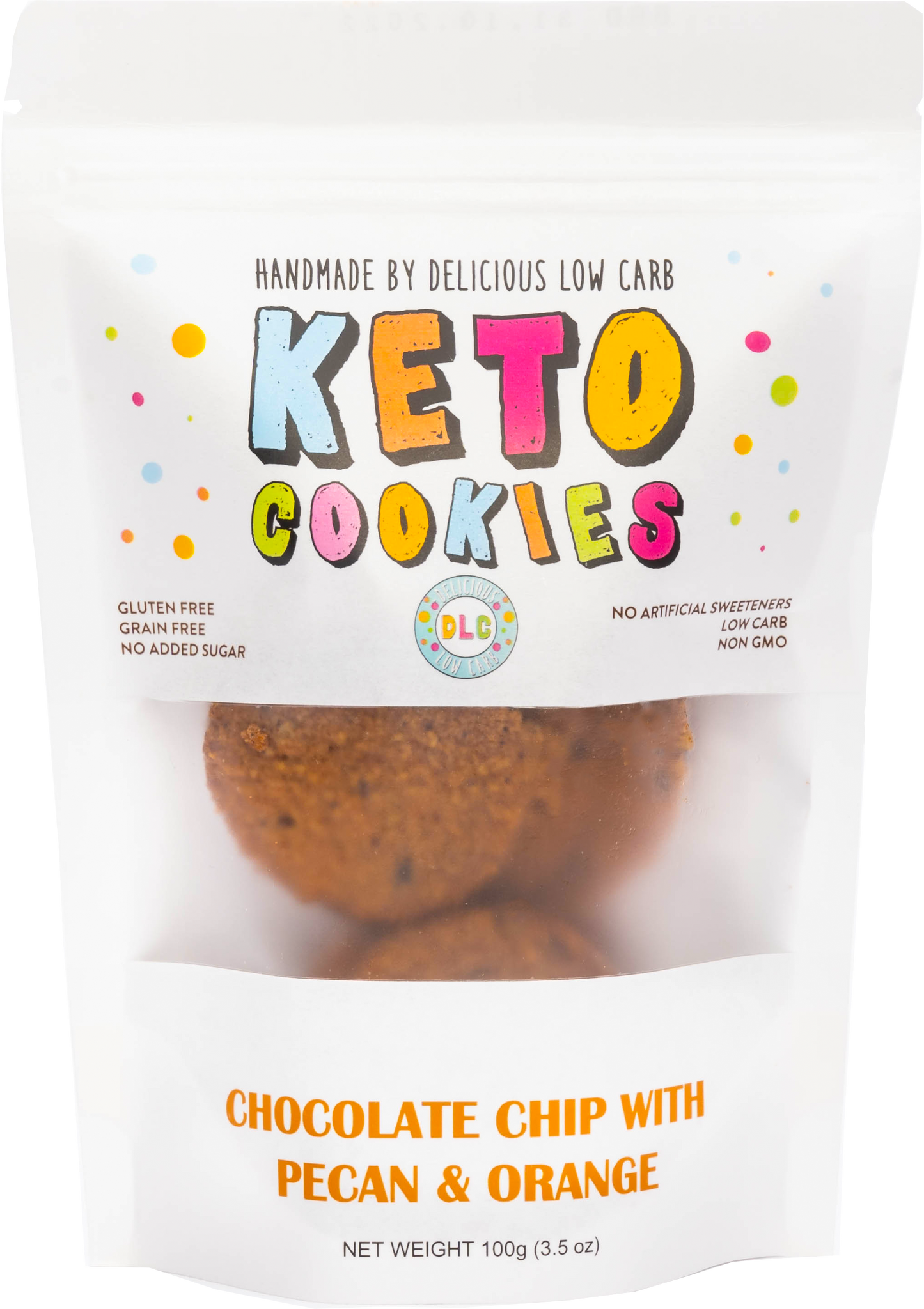 Keto Cookies - Choose your own flavours - (10 cookies in each pouch)