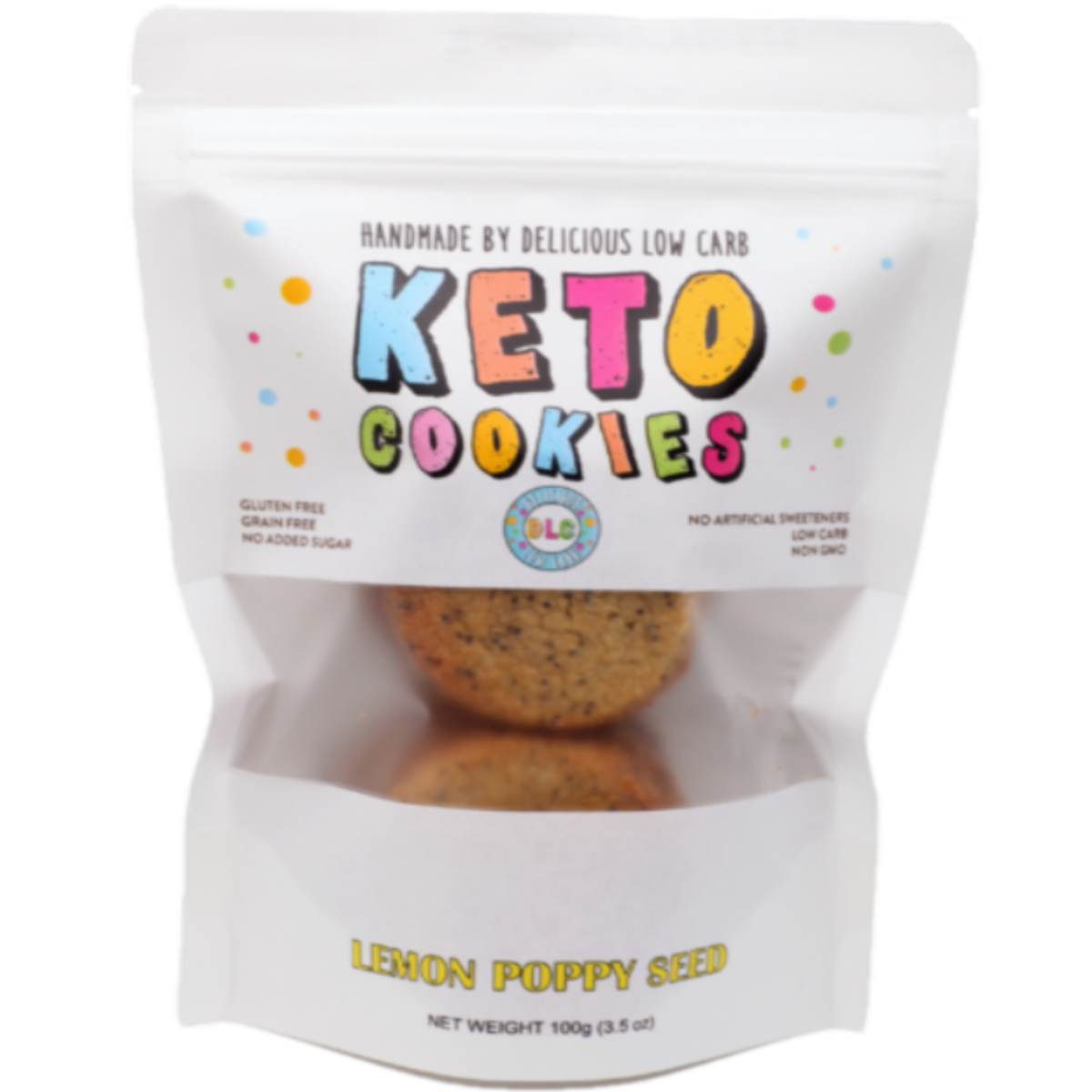 Keto Cookies - Choose your own flavours - (10 cookies in each pouch)