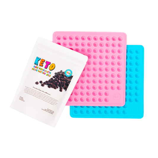 Keto Chocolate Chips Baking Mix and Mold bundle