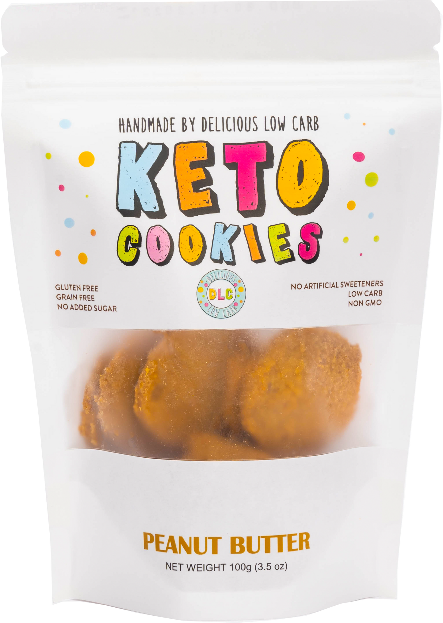 Keto Cookies - Choose your own flavours - (10 cookies in each pouch)